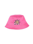 Cappello per neonata Moschino Kids fucsia con stampa Teddy Bear MNX057LPA01 50533 MOSCHINO KIDS 