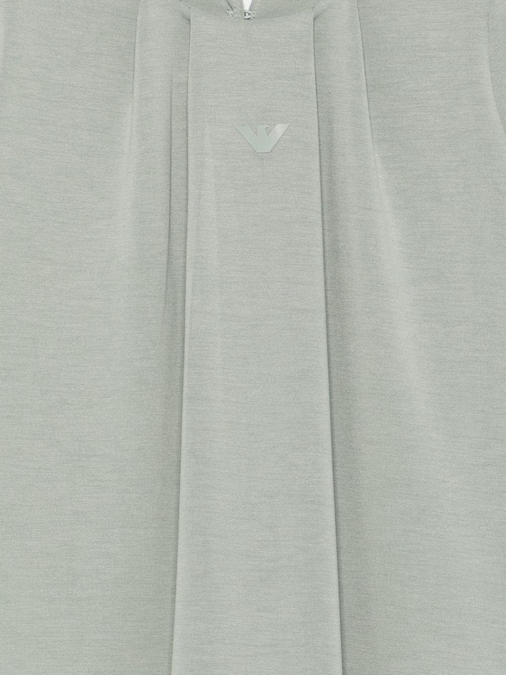 Abito per bambina Emporio Armani Kids verde plsserato EG000844 AF16133 U9019 EMPORIO ARMANI KIDS 
