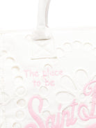 Borsa Colette MC2 Saint Barth bianca in pizzo sangallo COL0027 00410L MC2 ST. BARTH KIDS 