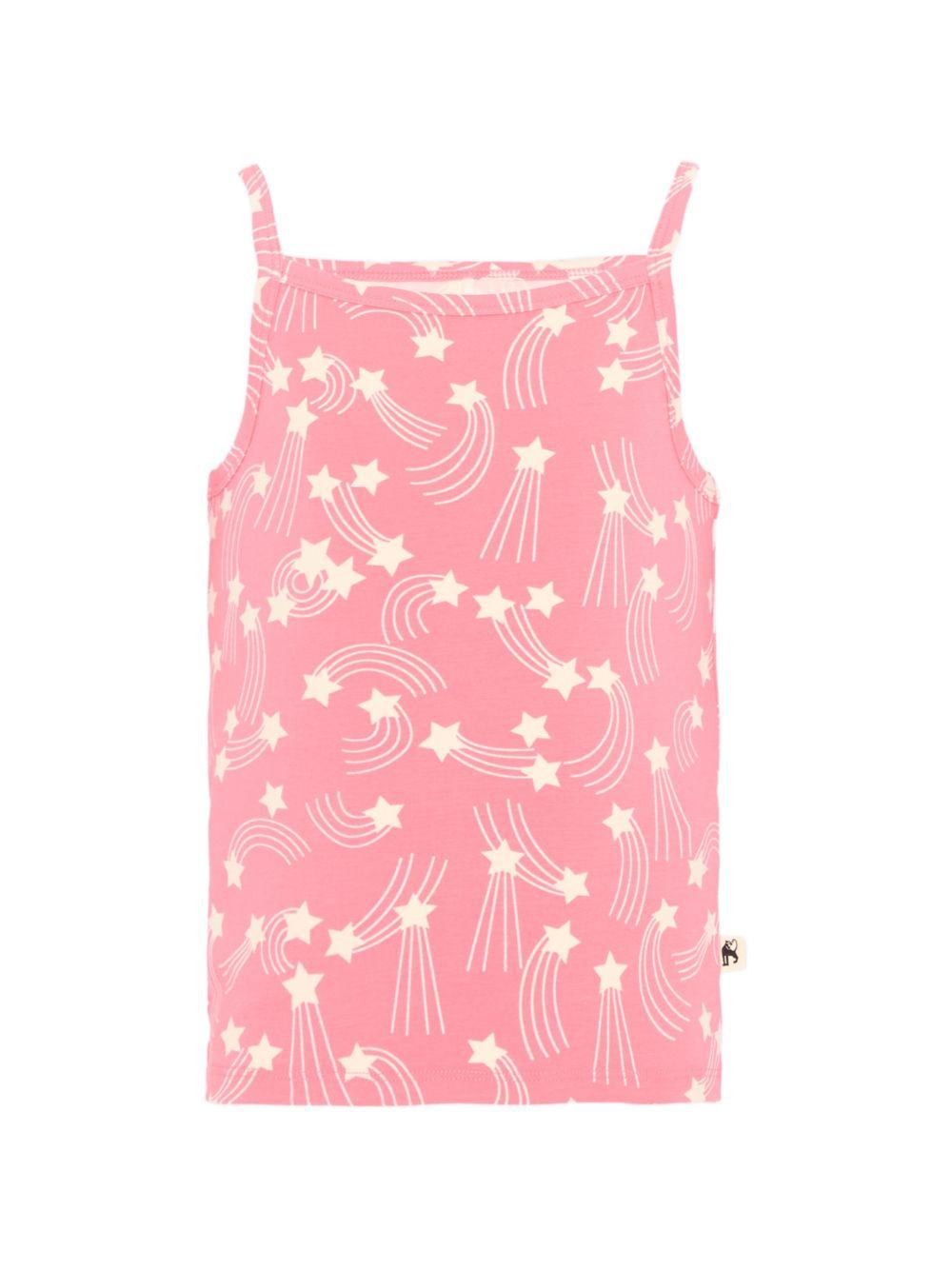 Top per bambina Mini Rodini rosa con stamp a stelle 26220148 PINK MINI RODINI KIDS 