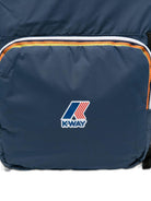 Zaino per bambini Le Vrai K-Way Kids blu navy con zip e patta con logo K81421W B67 K-WAY KIDS 