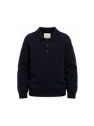 Maglione per bambino Douuod Kids blu con colletto stile polo DZ9P20 Z4117 620 DOUUOD KIDS 