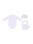 Set tutina cappellino e bavaglino per neonato Polo Ralph Lauren Kids bianco con motivo Polo Bear 310981226 001 Ralph Lauren kids 