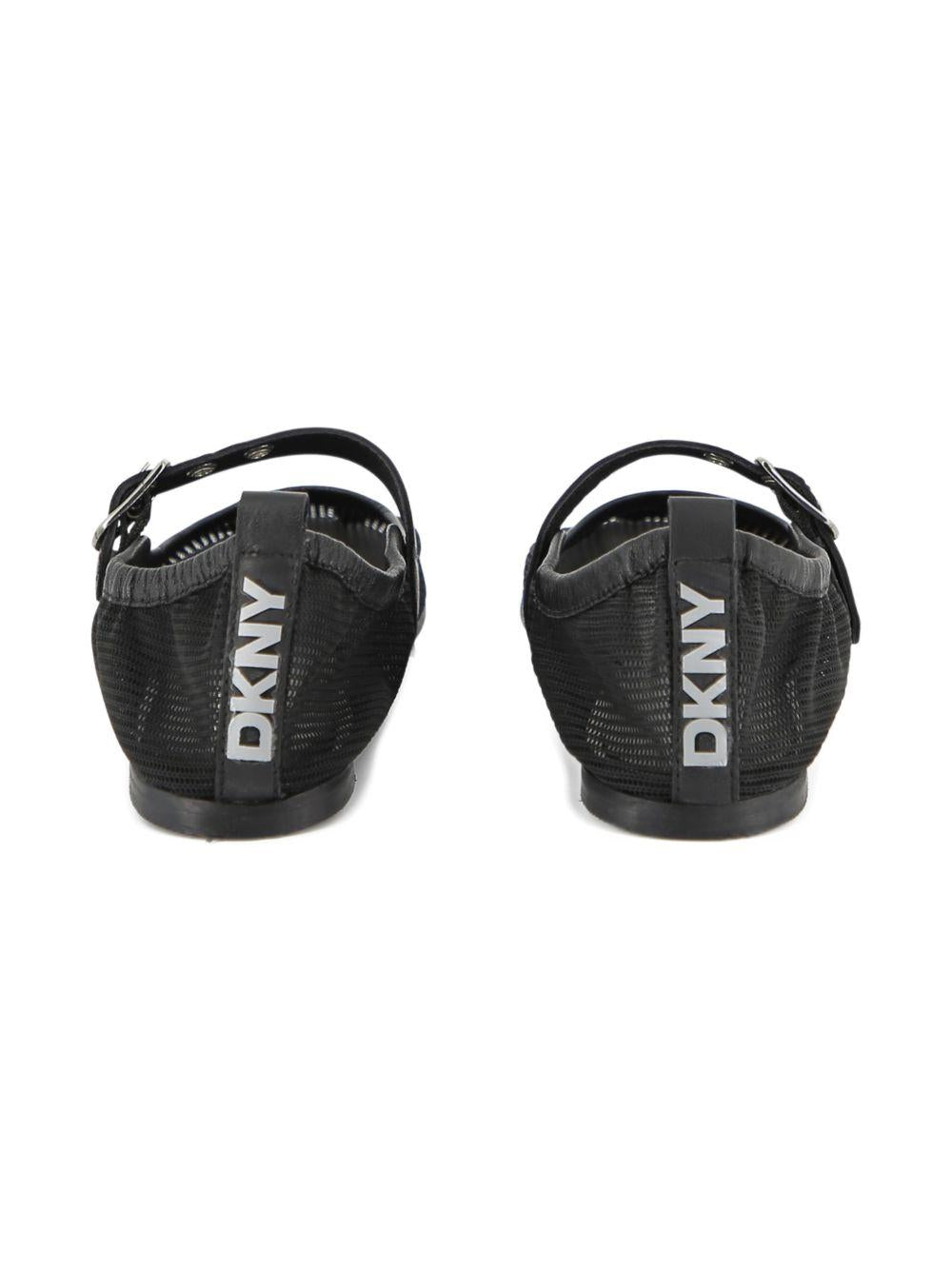 Ballerine per bambina Dkny Kids nere con chiusura con fibbia D62636 09B DKNY KIDS 
