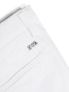 Bermuda per bambino Emporio Armani Kids bianchi con placca logo 8N4S60 4N6YZ 0100 EMPORIO ARMANI KIDS 