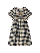 Abito Lelou per bambina Bonpoint multicolore con motivo a quadri S06GDRW00008 894 BONPOINT KIDS 