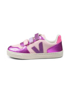Sneakers V-10 per bambina VEJA Kids fucsia con chiusura a strappo CV0520648C SMALL V-10 VEJA KIDS 