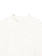 Maglione per bambina Louise Misha bianco con dettagli arricciati GRC-W25-J0071 CREAM LOUISE MISHA 