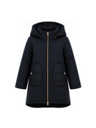 Cappotto per bambina Herno Kids blu con collo alto GC000049G33344 9202 HERNO KIDS 