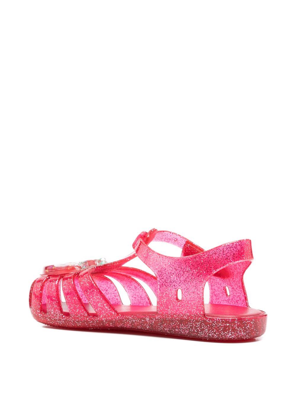 Sandali per bambina Konges Slojd rosa con applicazione di fragole KS104933 STRAWBERRY KONGES SLOJD KIDS 