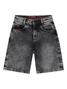 Shorts per bambino Hugo Kids grigio con effetto schiarito G00994 Z21 Hugo KIDS 