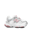 Sneakers per bambina 9060 New Balance Kids bianche con dettagli argento I9060 6HV NEW BALANCE KIDS 