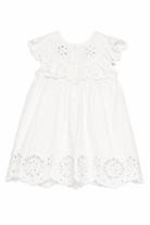Abito per bambina Zimmermann Kids bianco con dettaglio floreale 5864DR S261 ZIMMERMANN KIDS 