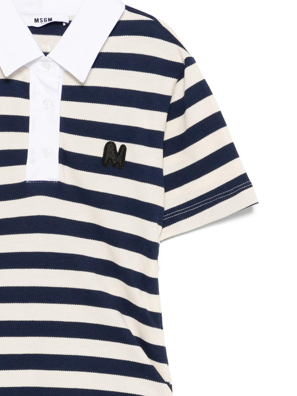 Abito per bambina MSGM Kids multicolore con design a righe S6MSJGDR168 MS072 MSGM KIDS 