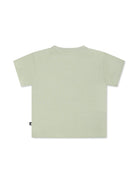 T-shirt con stampa per bambino Molo verde con scollo rotondo 6S25A207 5406 MOLO 