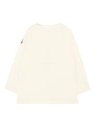 T-shirt per neonati Moncler Enfant avorio con stampa orsetto K29518D0000589AUM 034 MONCLER ENFANT 