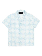 Camicia per bambino AMIRI KIDS azzurro a maniche corte AKSTCA1012 892 AMIRI 