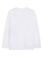 T-shirt per bambino Hugo Kids bianca con dettaglio logo stampato G00437 10P Hugo 