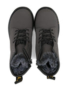 Stivali per bambina Dr. Martens Kids grigi con lacci 41481020 1460 GUNMETAL Dr martens kids 