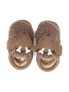 Scarpe da culla per neonati Donsje beige con applicazioni alce 1042104 NL148 DONSJE 