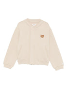 Felpa Jansan per bambino DONSJE beige con orsetto ricamato 4100801 00007 DONSJE 