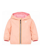 Giubbino per neonata K-Way Kids rosa pesca con cerniera K2123IW C54 K-WAY KIDS 