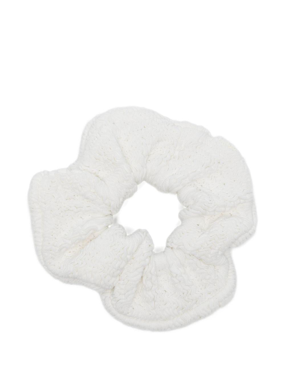 Elastico per capelli per bambina Paramidonna Kids bianco con design arricciato CR26HSCWM WHITE MAT PARAMIDONNA KIDS 