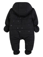 Tuta da neve per neonato Boss Kids nera con applicazione con logo J52494 09B BOSS KIDS 