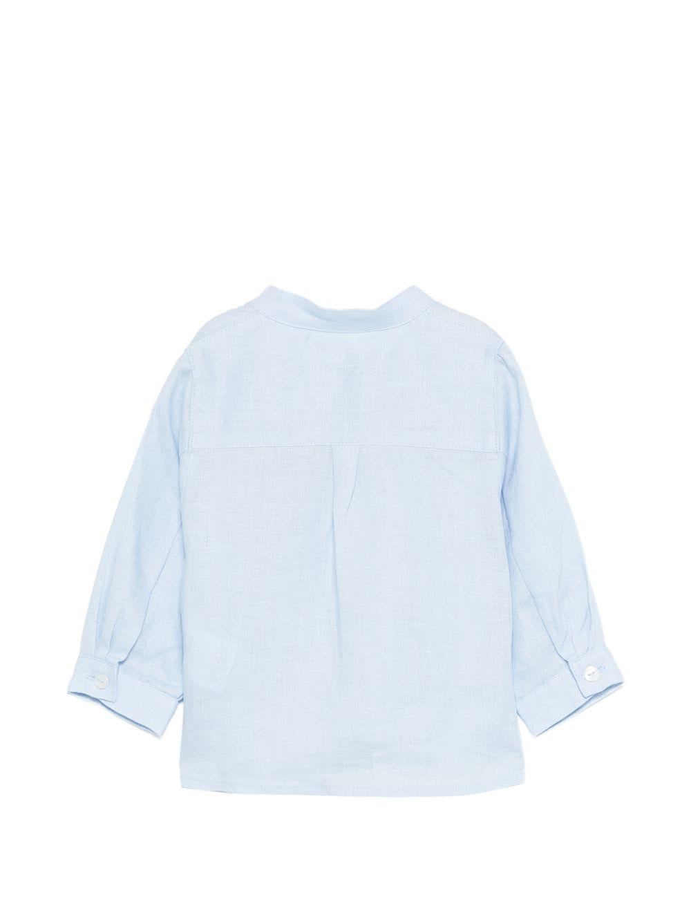 Camicia per neonato Tartine Et Chocolat azzurra con taschino sul petto CC12001 44 TArtine & Chocolat KIDS 
