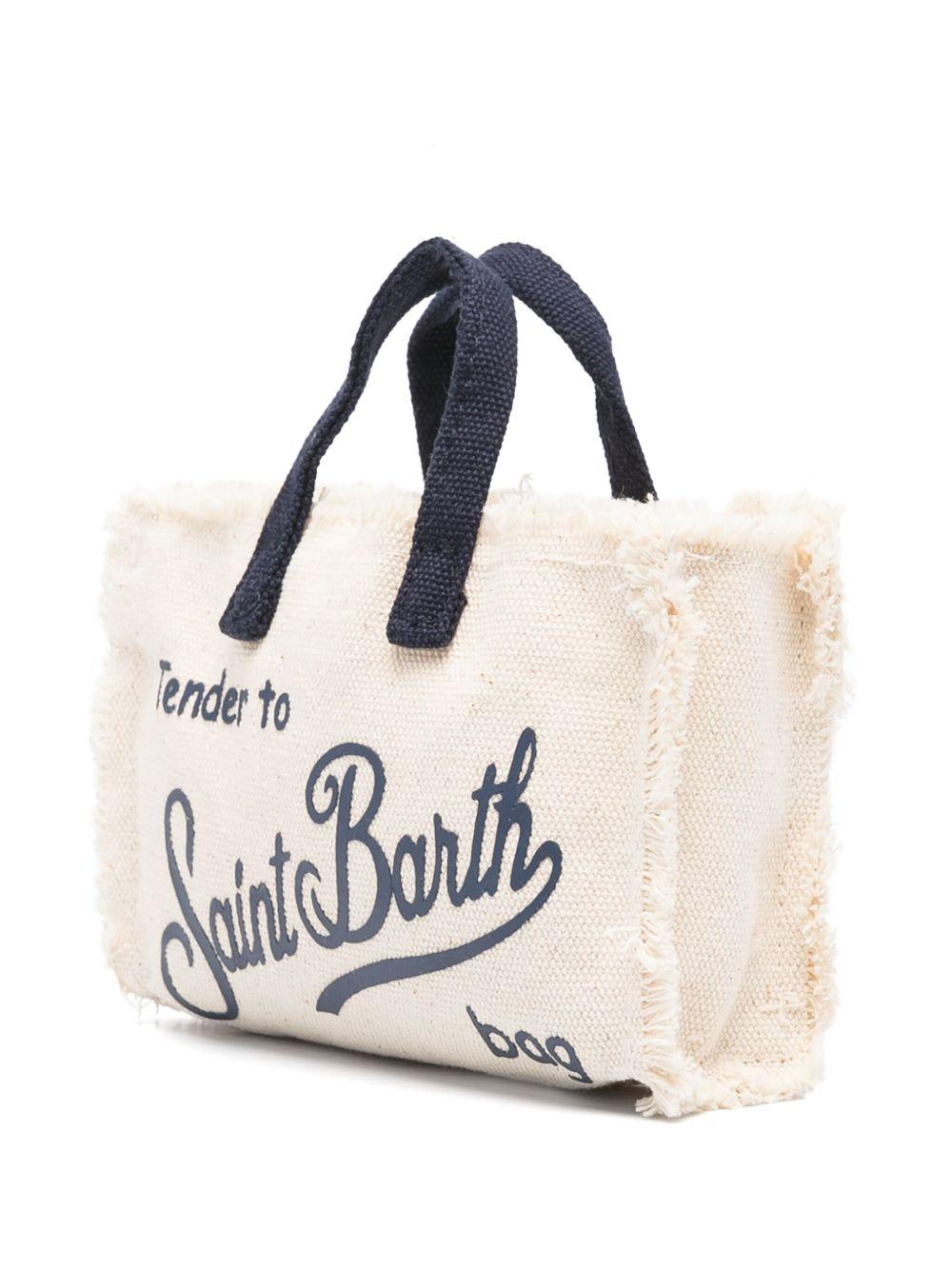 Phone Bag MC2 Saint Barth bianca con logo a contrasto PHONE001 02564L MC2 ST. BARTH KIDS 
