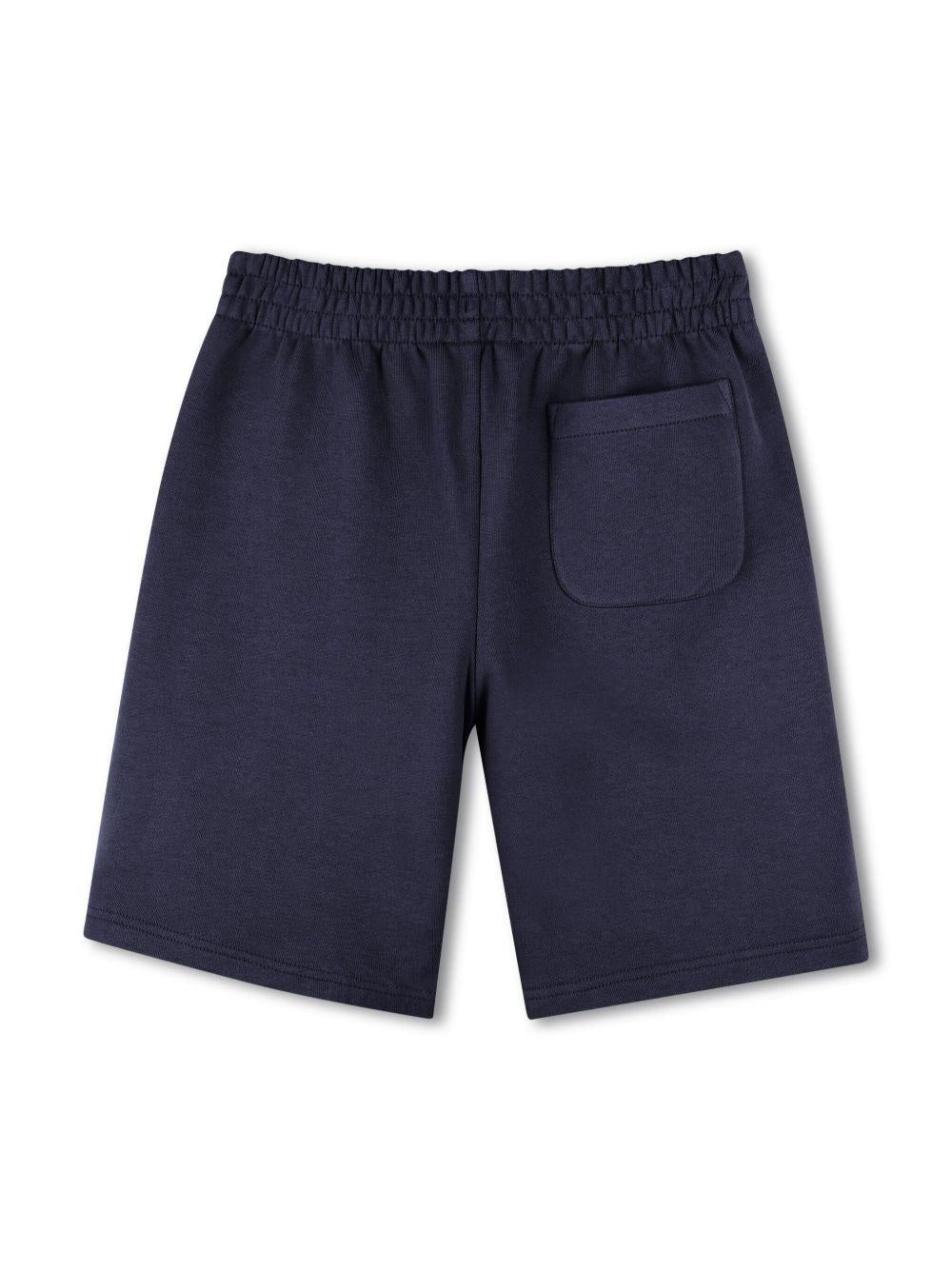 Shorts sportivi per bambino Kenzo Kids Festive blu con logo sul retro K61122 848 KENZO KIDS 