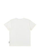 T-shirt per bambino Molo Kids bianca con stampa grafica pallone sul davanti 1W26A212 5999 MOLO KIDS 