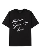 T-shirt per bambini Givenchy Kids nera con logo H30951 09B GIVENCHY KIDS 