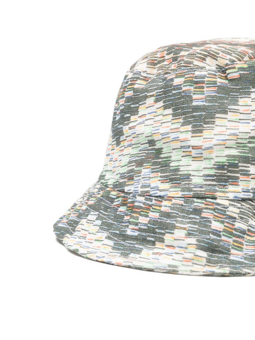 Cappello per bambino Missoni Kids grigio con design a zig-zag MY0P57 P0595 998 MISSONI KIDS 