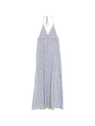 Abito per donna MC2 Saint Barth azzurro con stampa floreale ZUK0001 09705L MC2 ST. BARTH 