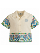 Camicia per neonato Etro Kids bianca con stampa floreale GY5520 P0601 106MC ETRO KIDS 