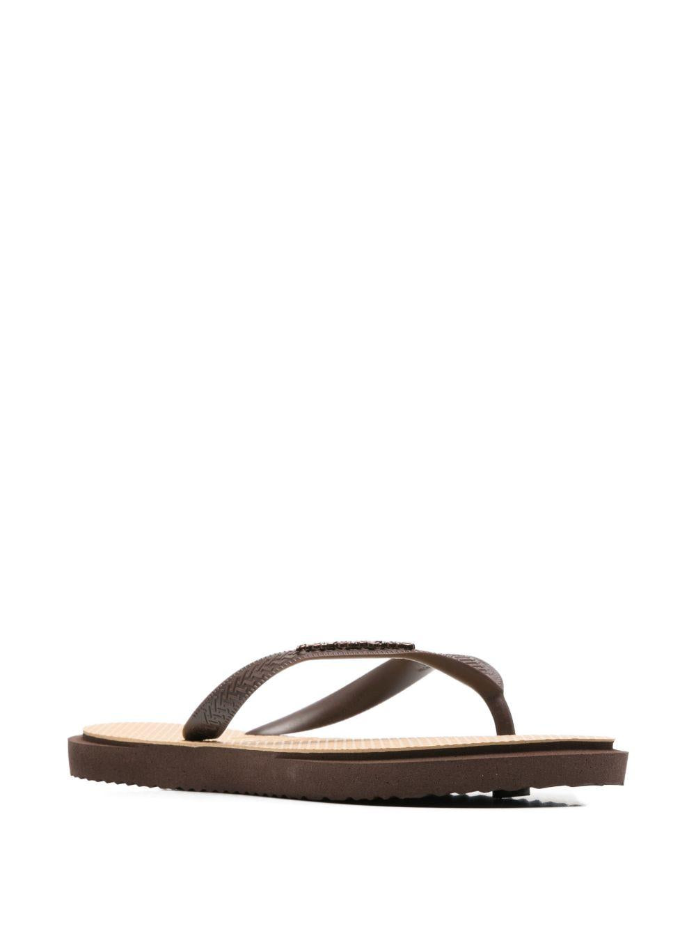 Infradito da donna Havaianas marrone con logo sul cinturino 4150172 1859 HAVAIANAS 