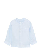 Camicia per neonato Tartine Et Chocolat azzurra con taschino sul petto CC12001 44 TArtine & Chocolat KIDS 