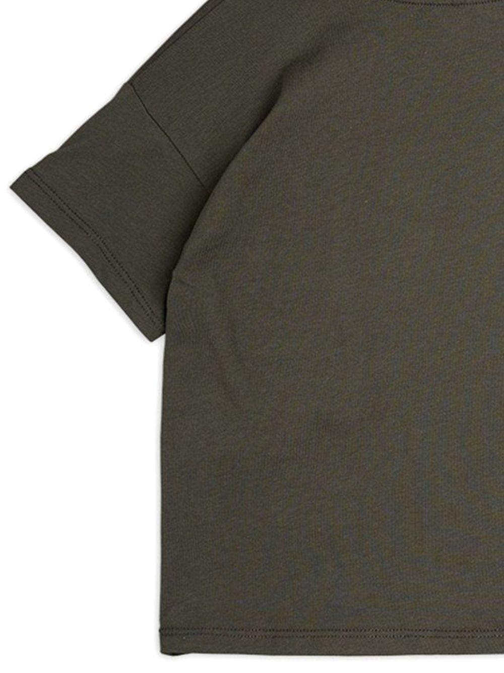T-shirt per bambina Mini Rodini nero con applicazione a cuore 2522012499 BLACK MINI RODINI KIDS 