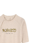 Tutine per neonata Kenzo Kids azzurro e beige con applicazioni logo K61614 77M KENZO KIDS 
