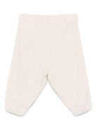 Pantaloni per neonato Palm Angels Kids beige con ricamo PBXQ002F25KNI001 6F60 PALM ANGELS KIDS 