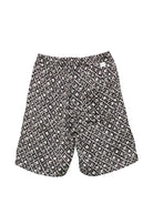 Shorts per bambino Paolo Pecora Kids nera a fantasia PP4293 NERO PAOLO PECORA KIDS 