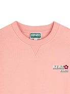 Abito per bambina Kenzo Kids rosa con stampa logo sul petto K61346 47H KENZO KIDS 