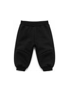 Pantaloni sportivi per neonato Balmain Kids neri con stampa sul retro BZ6330 Z3183 930BC BALMAIN KIDS 