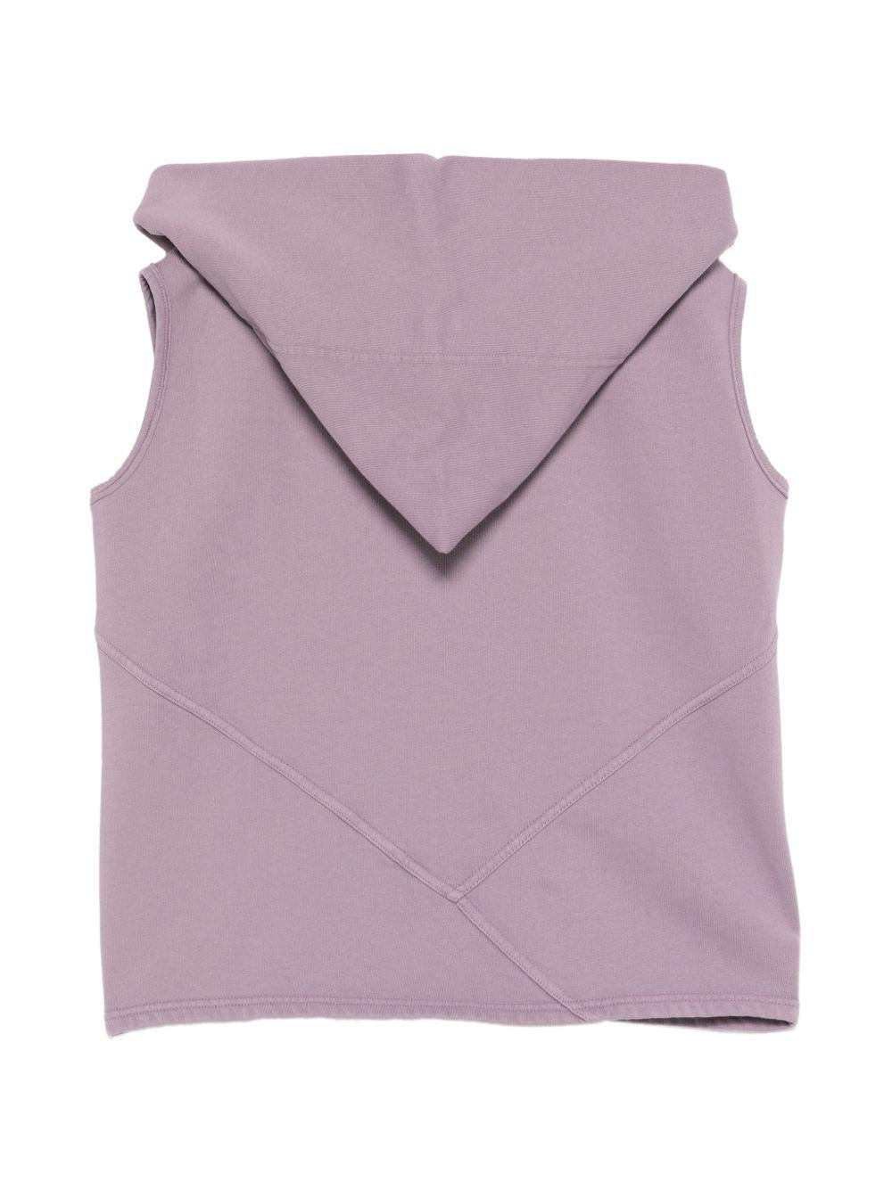 Felpa per bambino Rick Owens Kids viola con cappuccio BG01F3162FP 36 RICK OWENS KIDS 