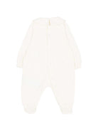 Tutina e bavaglino per neonati Moschino Kids bianchi con motivo Teddy Bear MDY01CLDA63 10063 MOSCHINO KIDS 