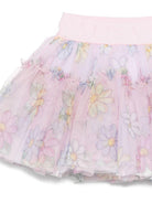 Gonna per neonata Monnalisa rosa a fiori 31E702 5664 0090 MONNALISA 