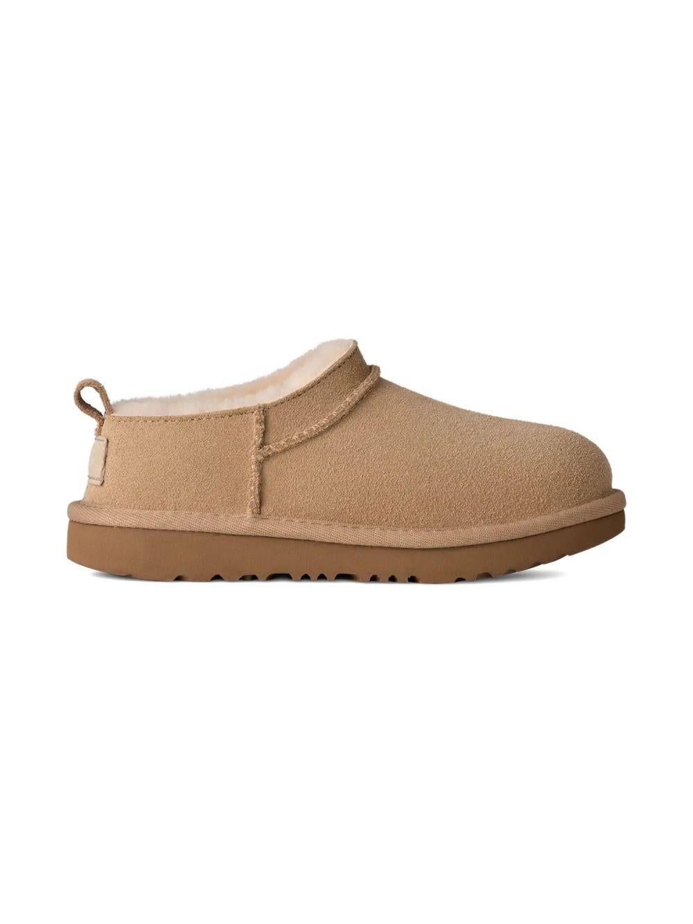 Ciabatte Classic Micro per bambina UGG Kids beige con design slip-on 1174410K SAN UGG 
