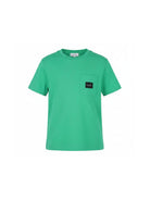 T-shirt per bambino The Marc Jacobs Kids verde con tasca applicata sul petto W60760 73D THE MARC JACOBS KIDS 