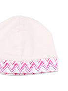 Set tutina e cappellino per neonata Missoni Kids rosa con motivo a chevron MYB000 Z3674 100FU MISSONI KIDS 
